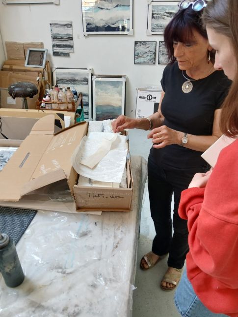 Anne Morea... à l'atelier Anne Morea... à l'atelier